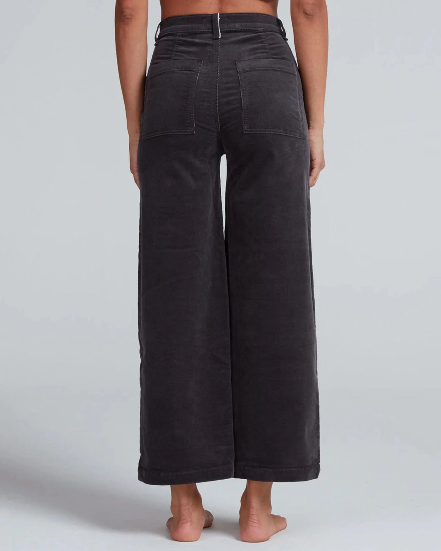 Virginia Corduroy in Charcoal - Image 4
