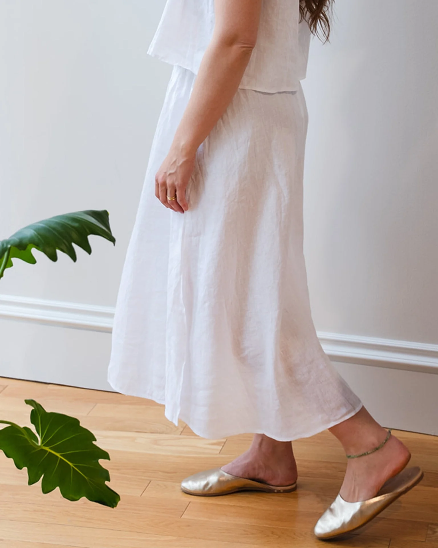 Virginia Skirt In White - Image 4